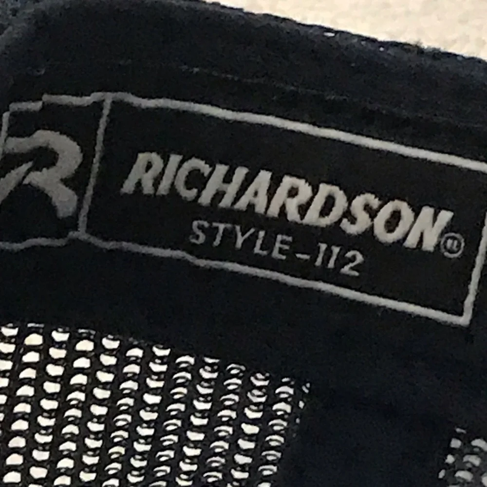 Richardson Adjustable Snap Back Grey/Green/Blue Trucker Hat